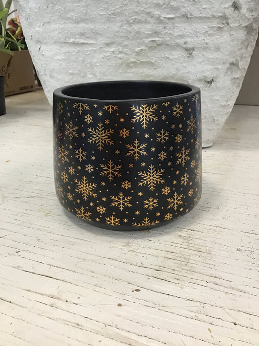 Black & Gold Snowflake