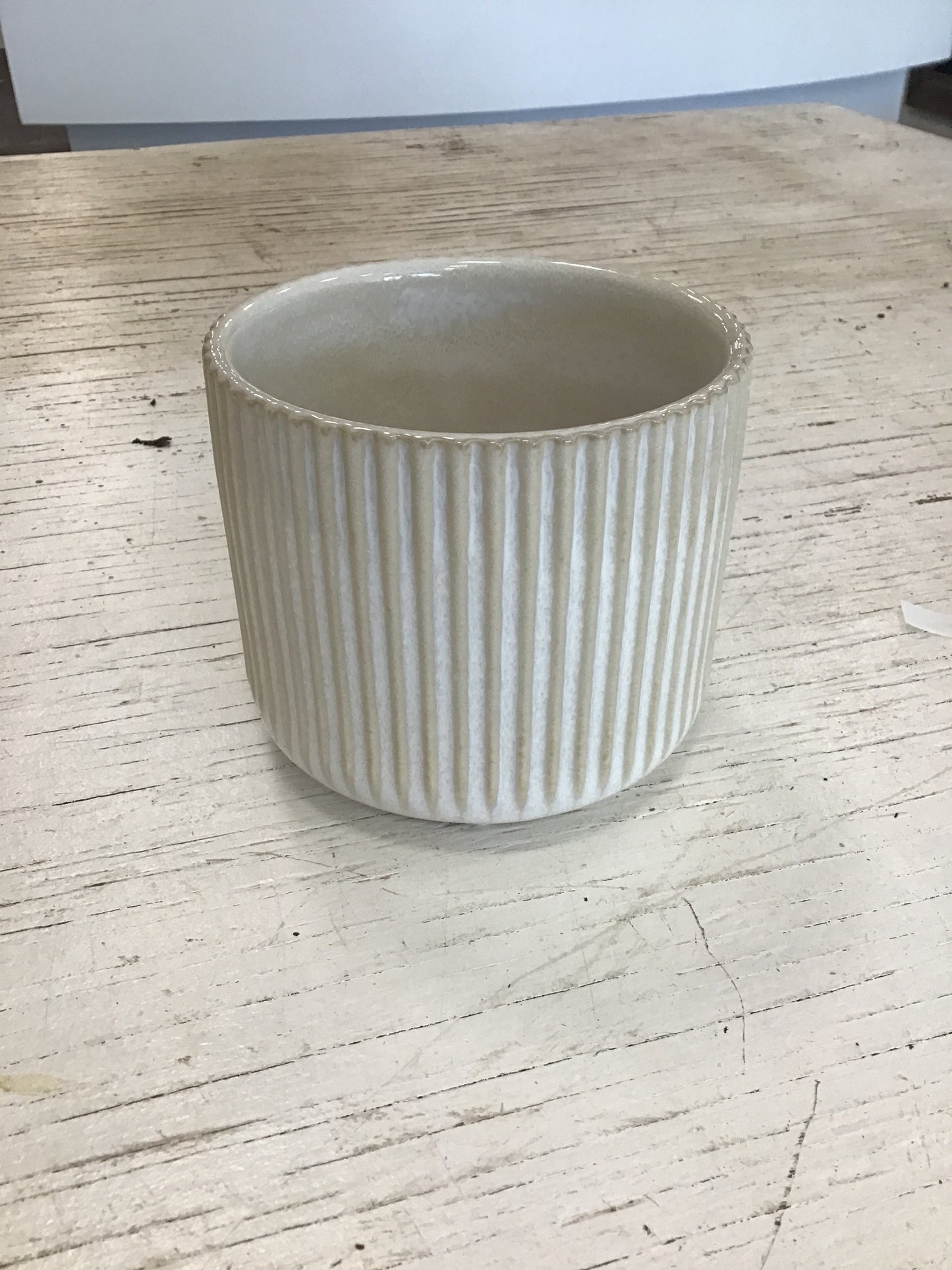 White Ceramic Pot