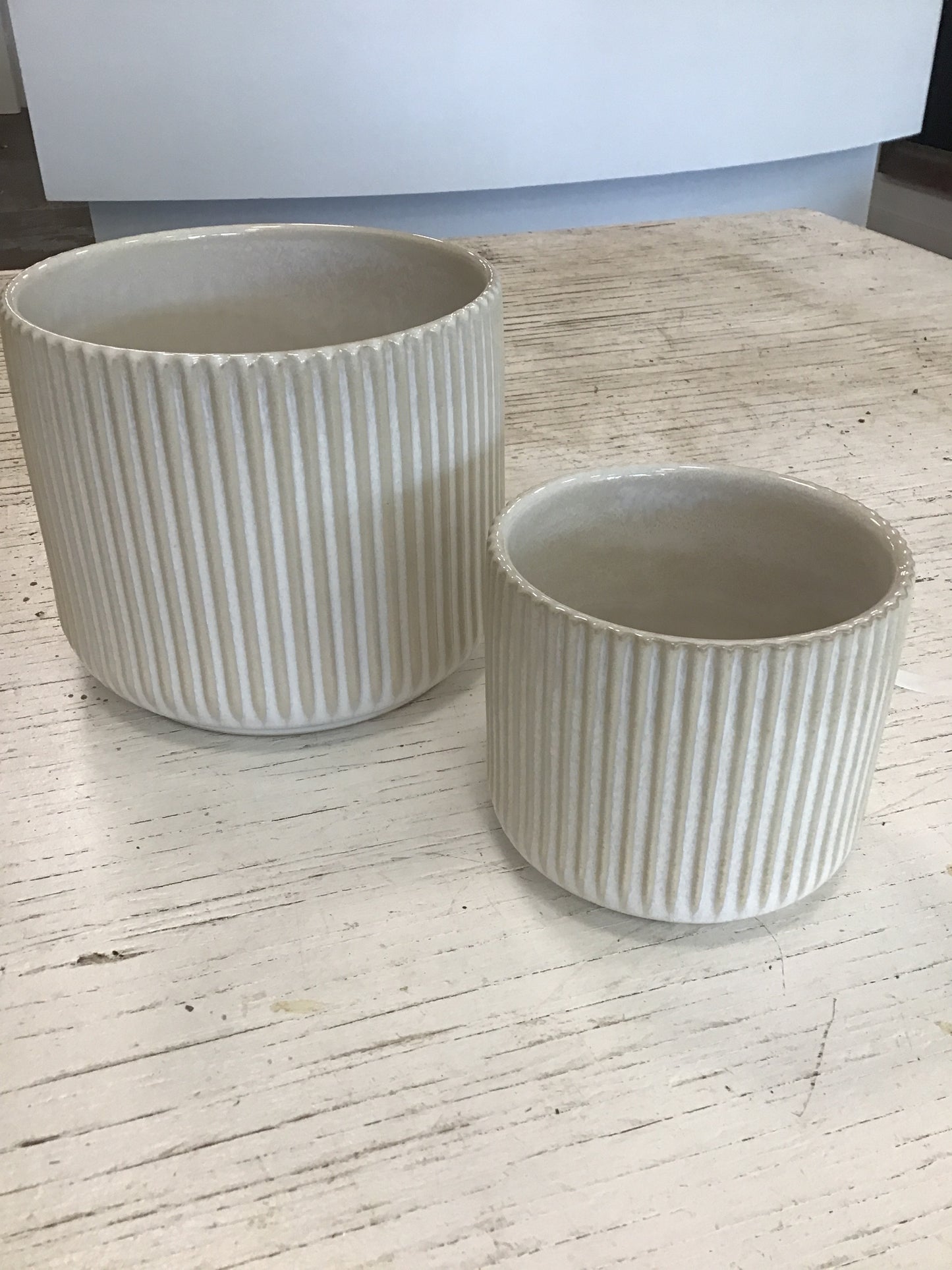 White Ceramic Pot